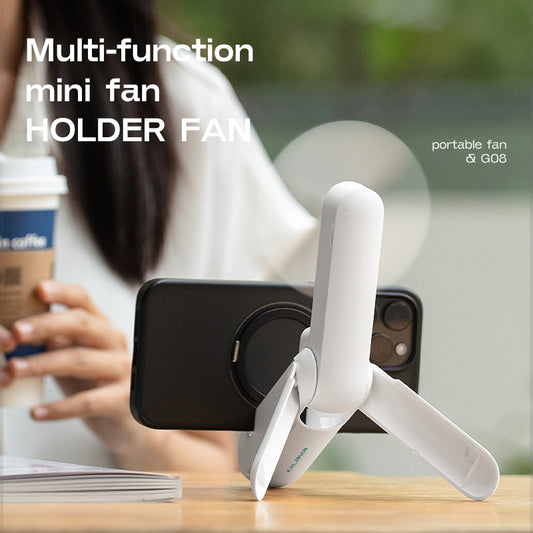 KALAMAN 4 IN 1 Pocket Fan Handheld Mini Fan, 2000mAh USB Rechargeable Portable Fan